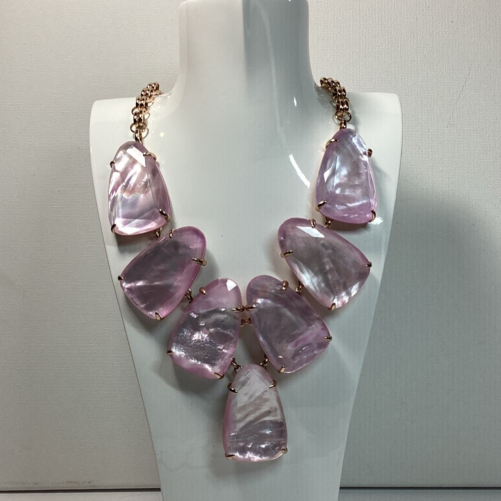 Kendra Scott, Harlow, rose gold lilac mother of pearl